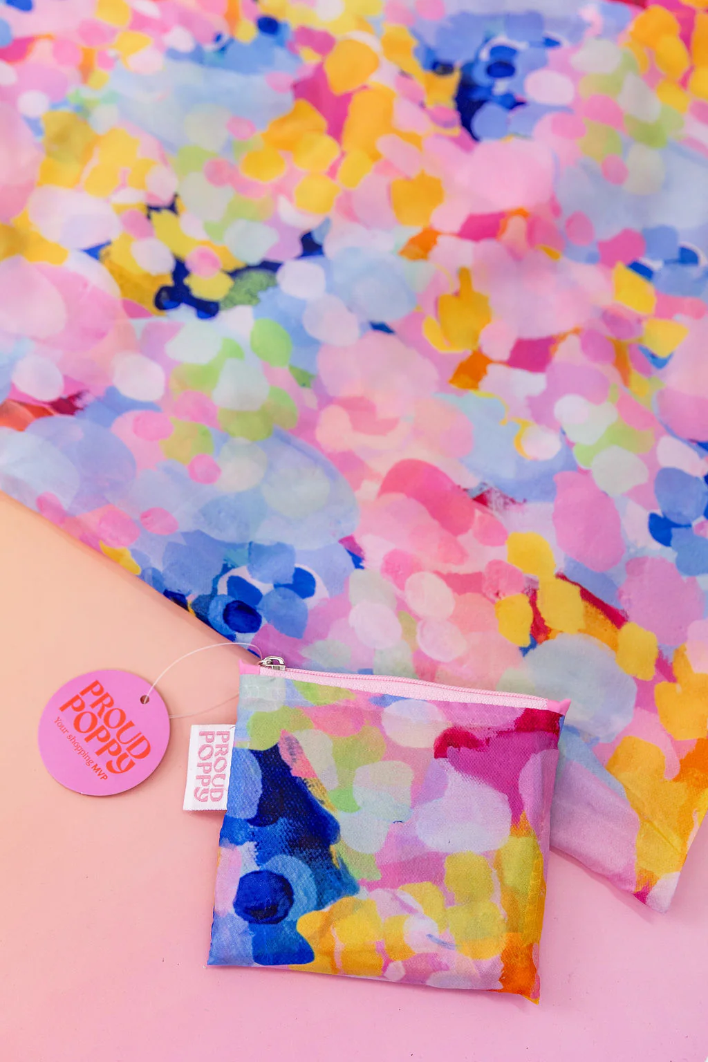 PP Reusable Shopper Bag in Beach Blossoms by Maggi McDonald - Image 8