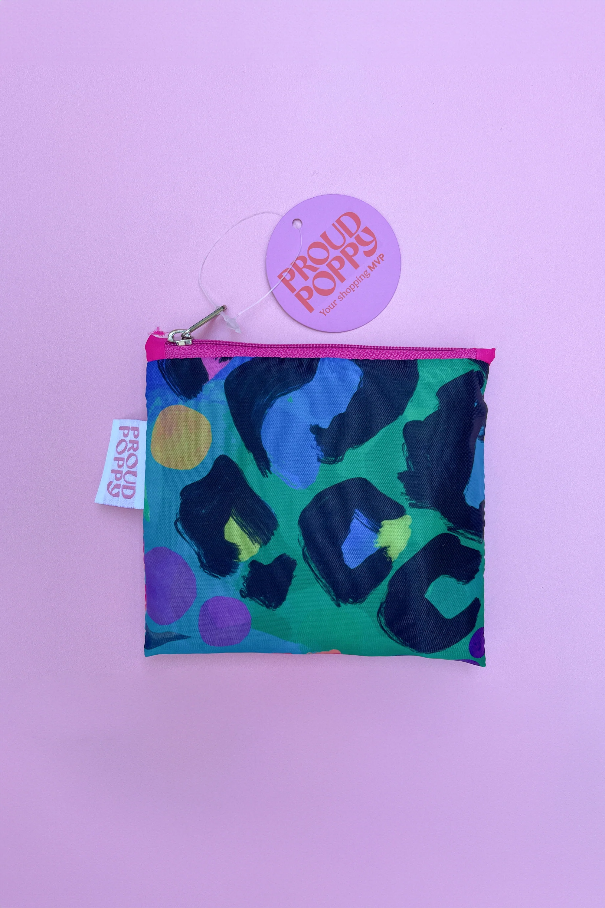 PP Reusable Shopper Bag in Electric Leopard by Kasey Rainbow - Image 3