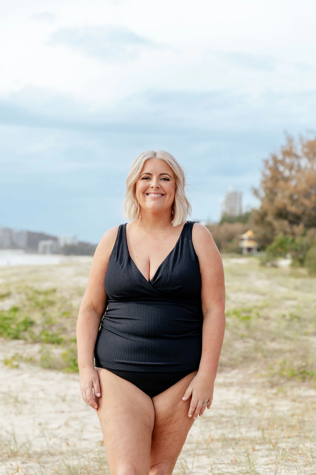 Burleigh Tankini Top in Black - Image 7