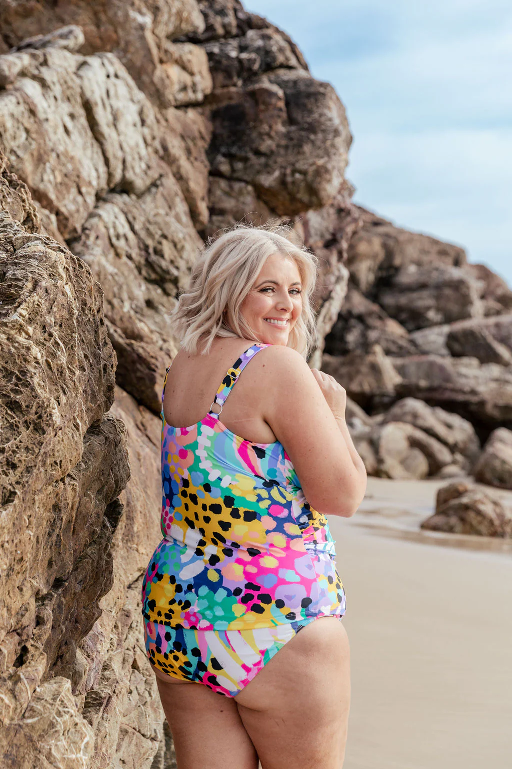 Burleigh Tankini Top in Kasey Swim by Kasey Rainbow - Image 9