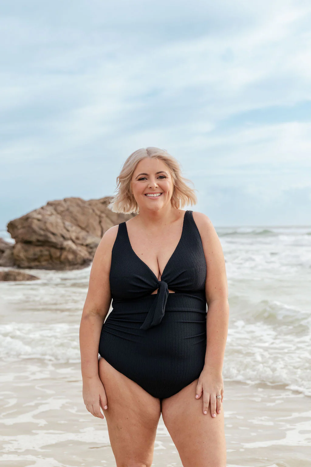 Noosa Tie One Piece in Black - Image 12