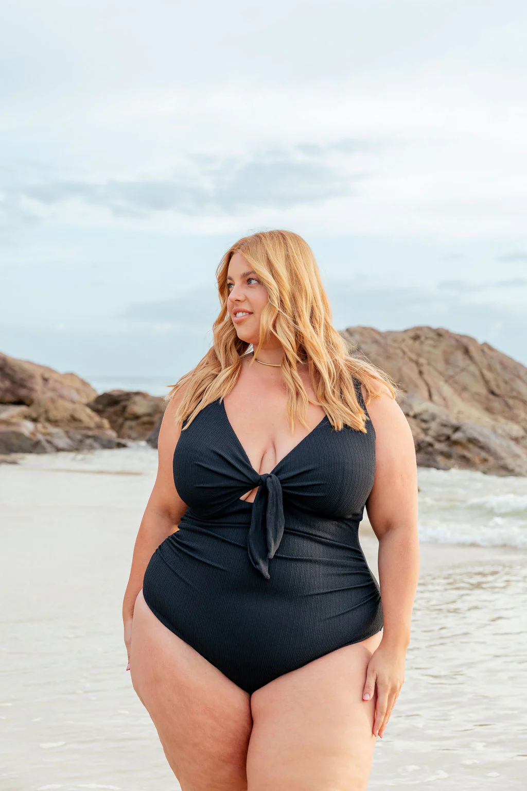 Noosa Tie One Piece in Black - Image 5
