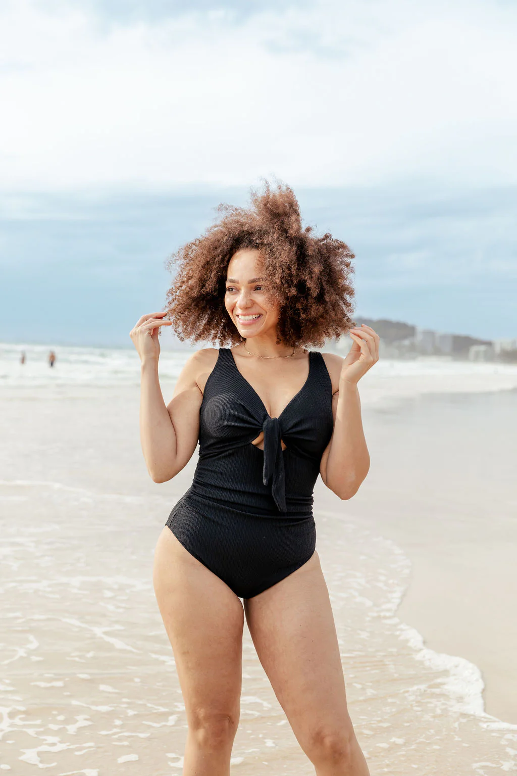 Noosa Tie One Piece in Black - Image 9