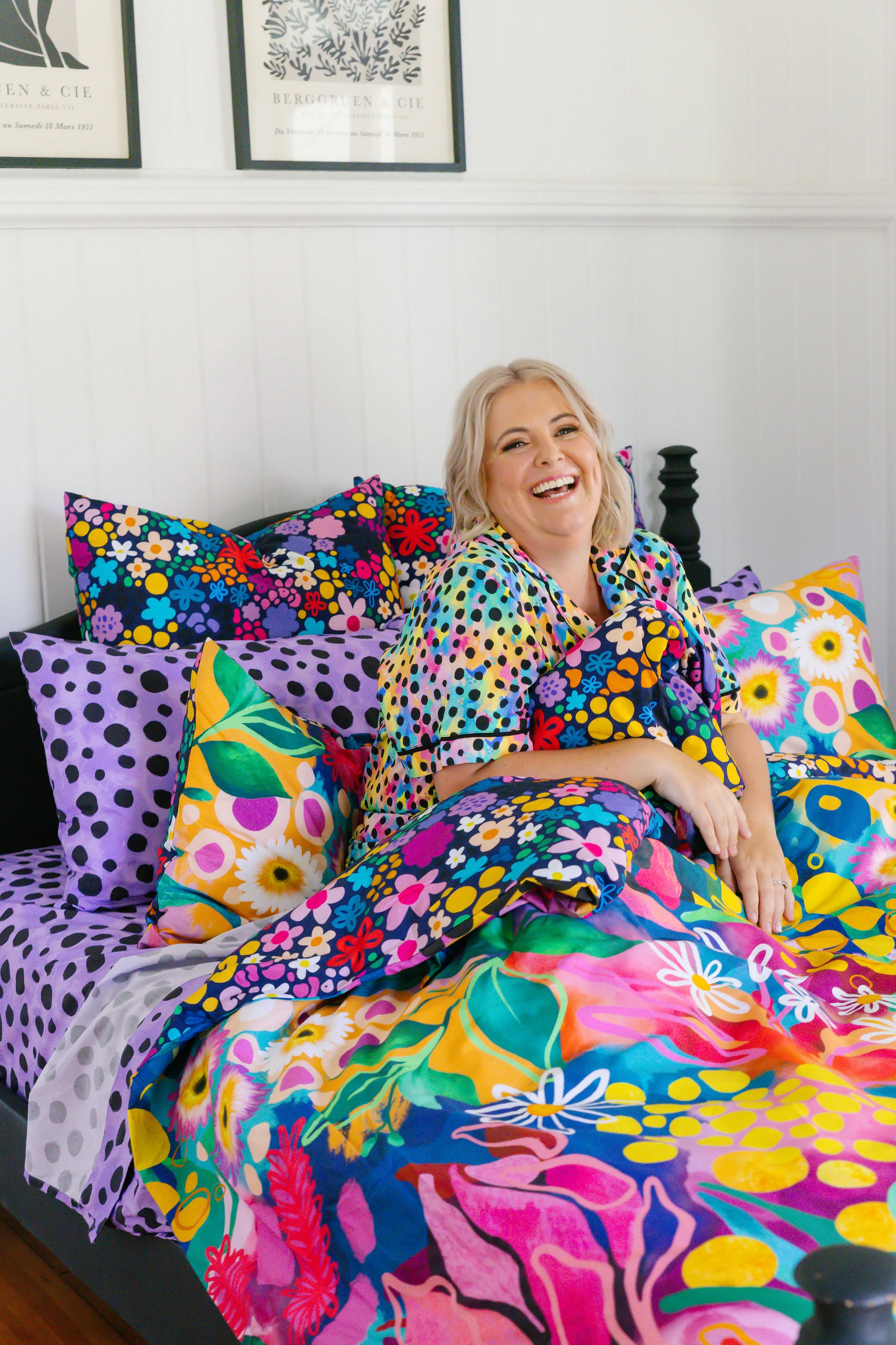 Quilt Cover Set in Matilda by Kasey Rainbow - Image 4