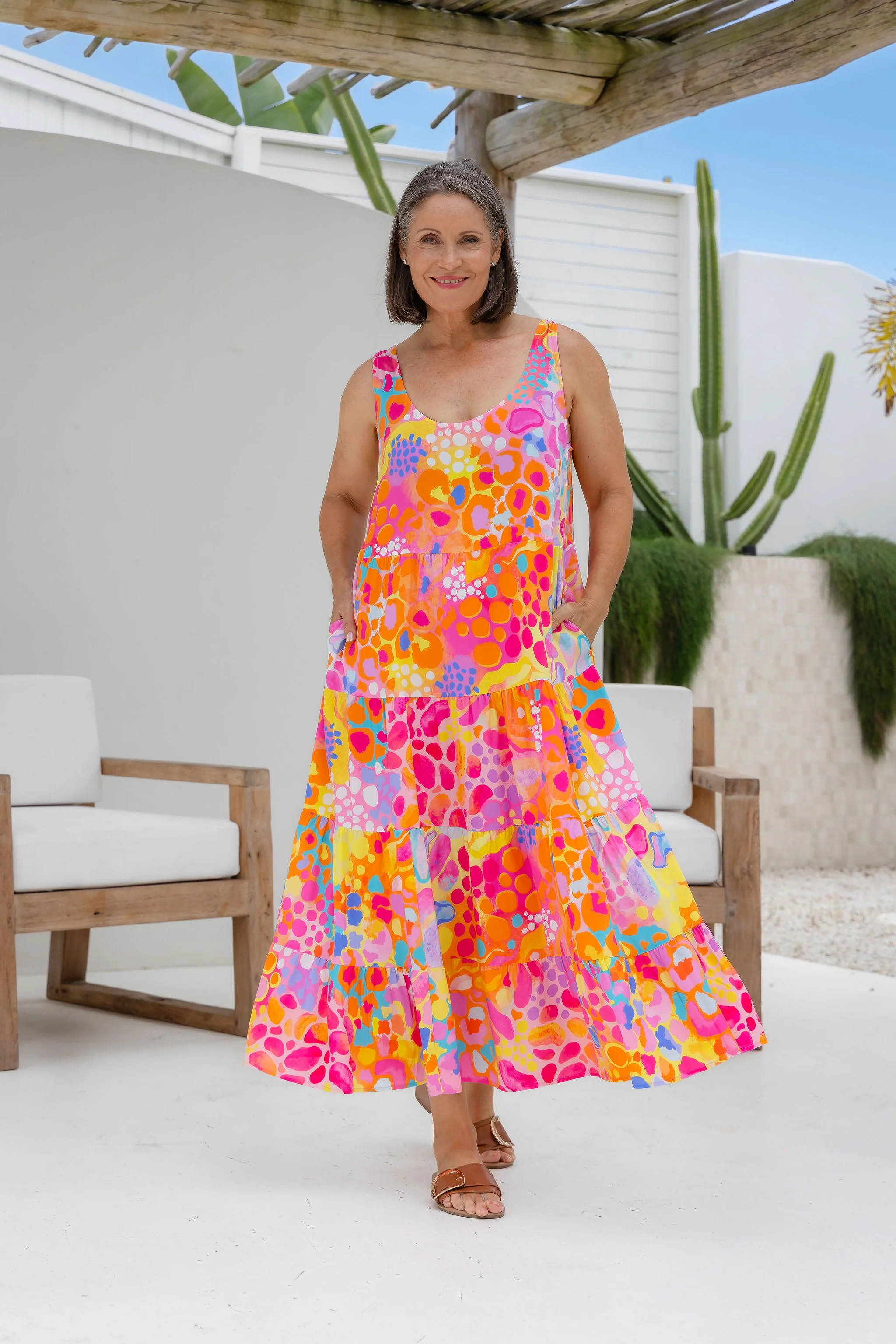 Ronnie Dress in Tequila Sunrise by Kasey Rainbow - Image 12