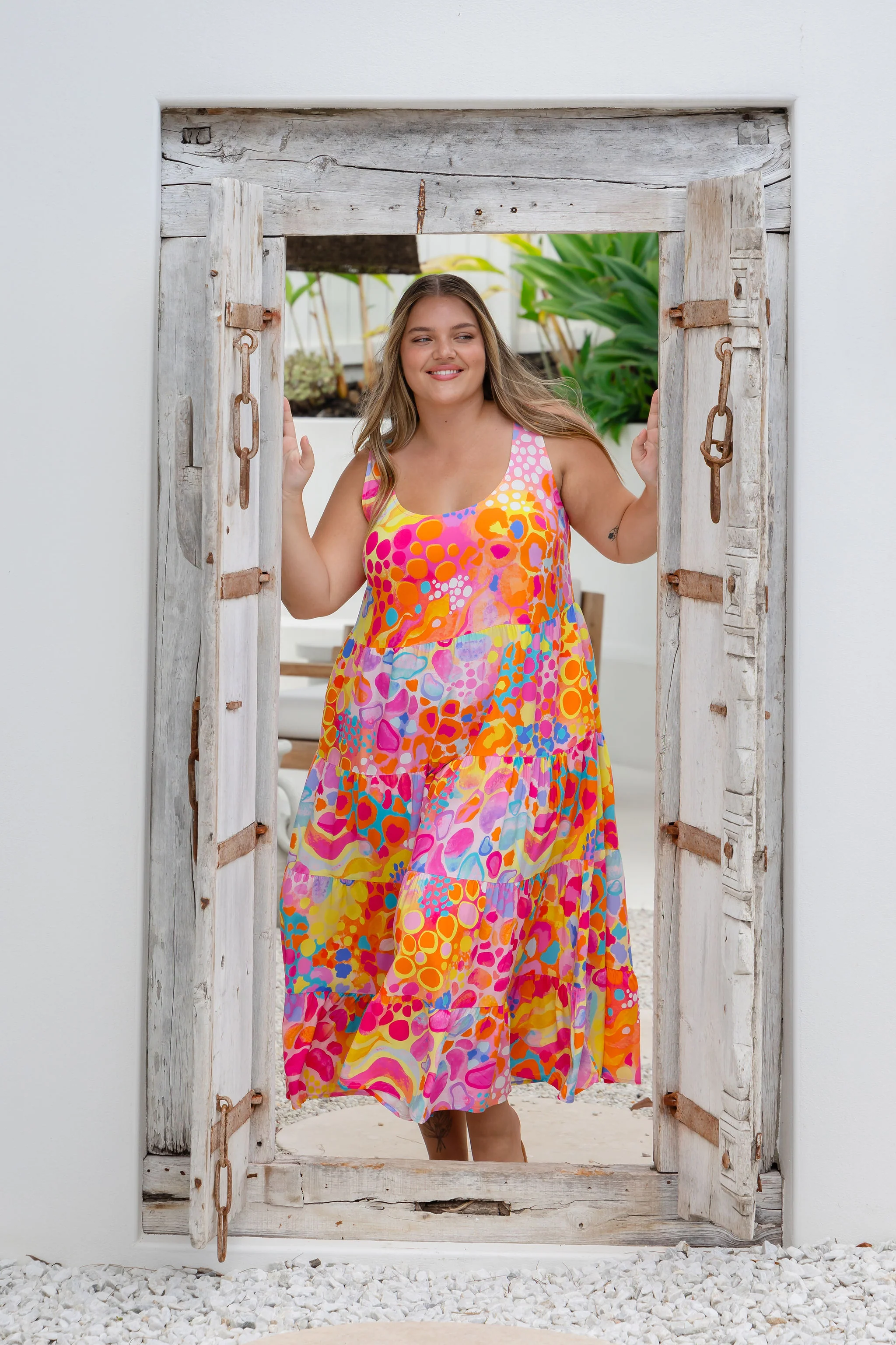 Ronnie Dress in Tequila Sunrise by Kasey Rainbow - Image 13