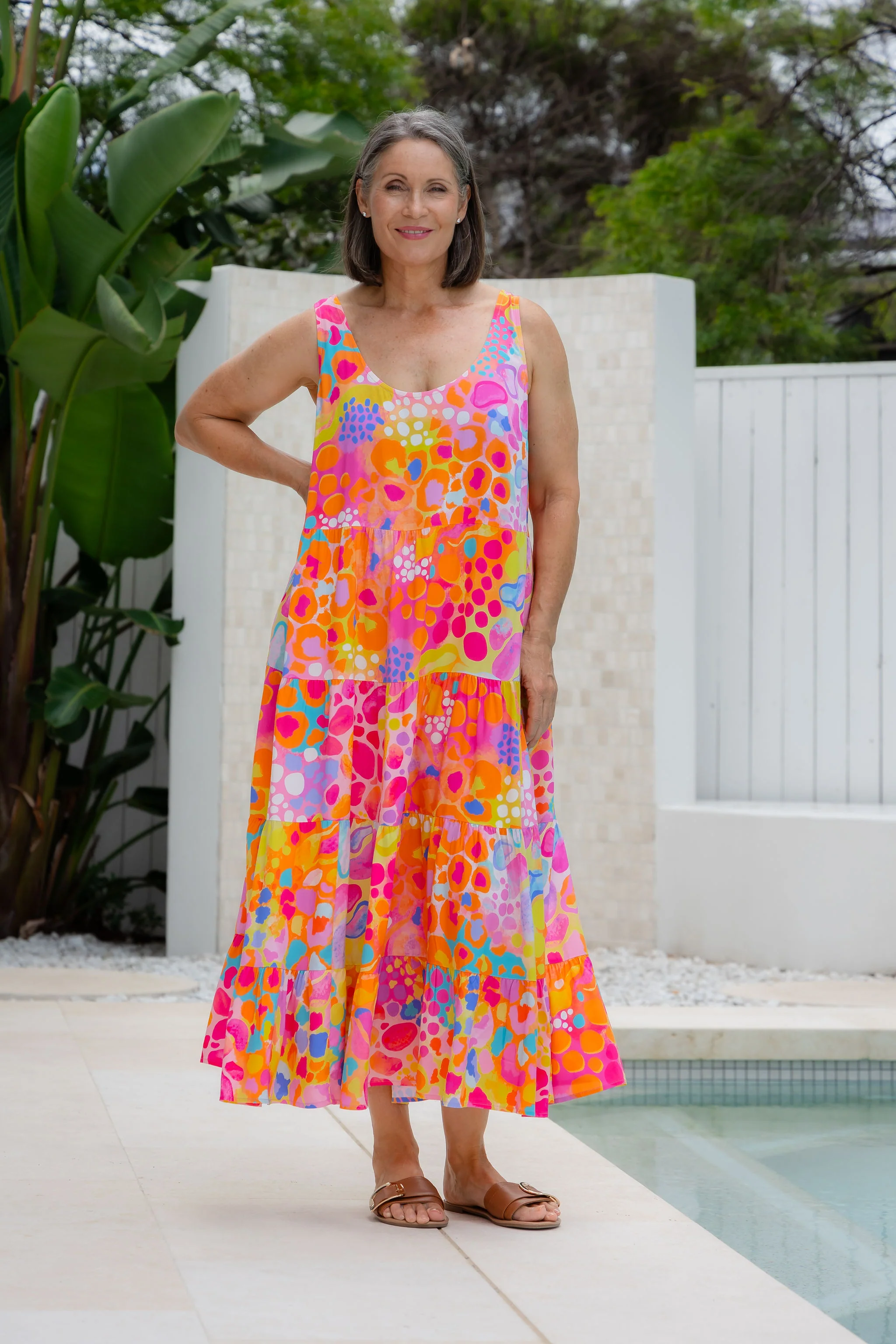 Ronnie Dress in Tequila Sunrise by Kasey Rainbow - Image 3