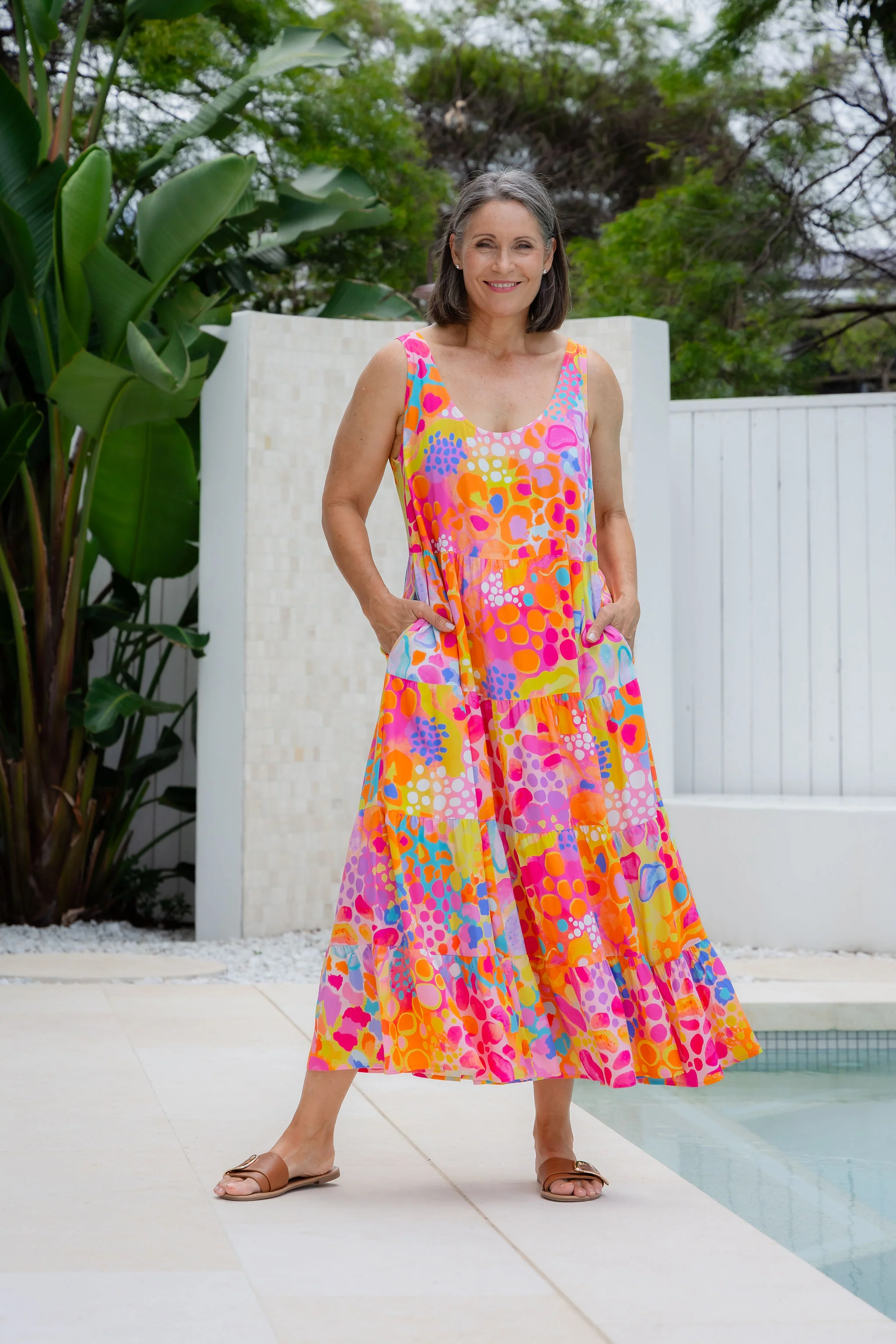 Ronnie Dress in Tequila Sunrise by Kasey Rainbow - Image 5
