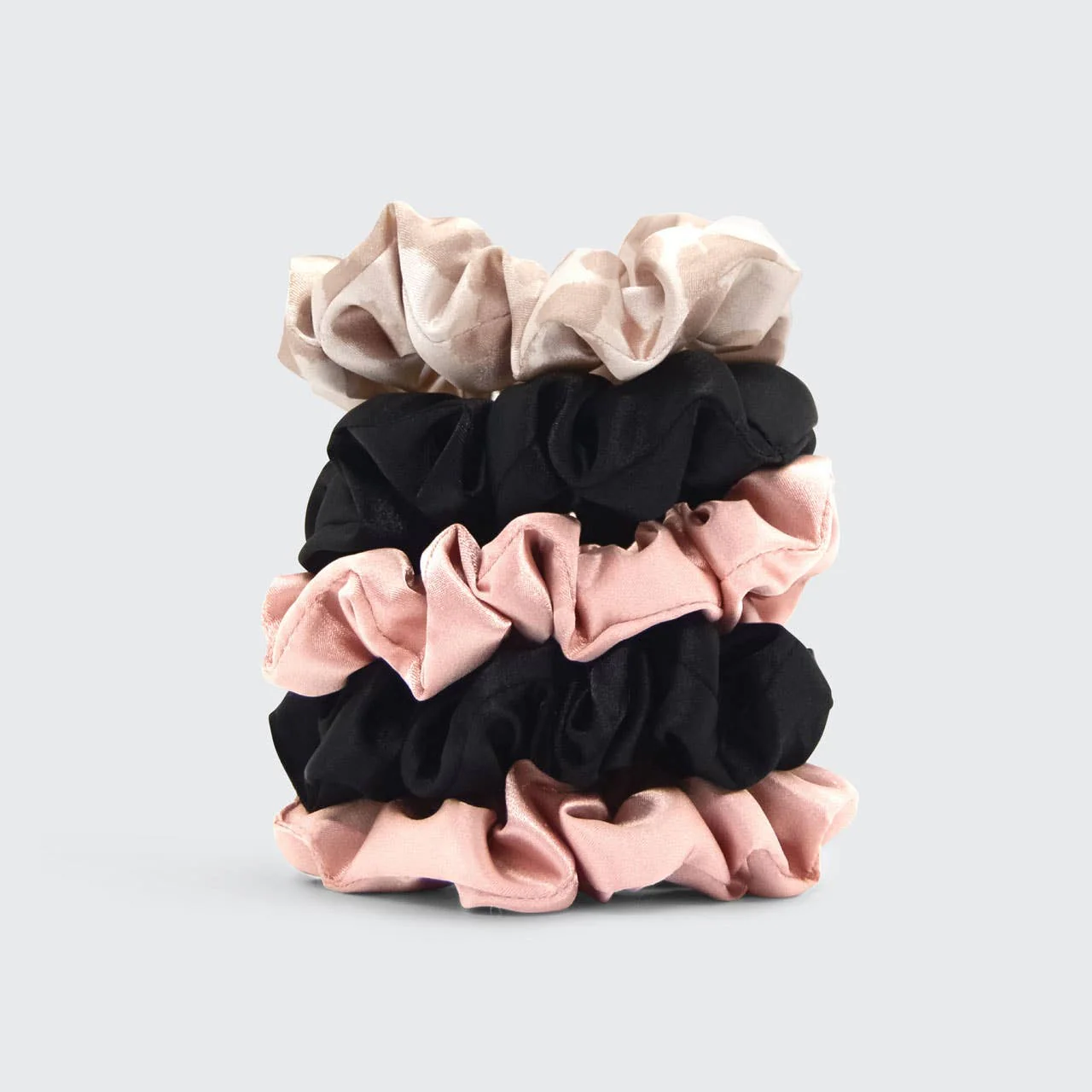Satin Sleep Scrunchies 5pc - Assorted - Image 3