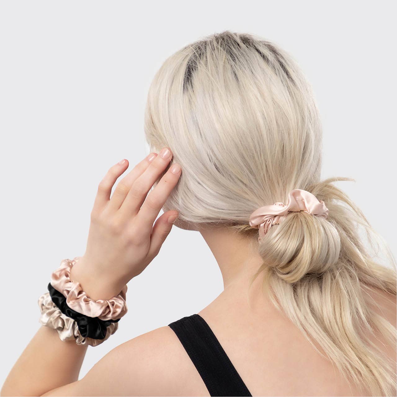 Satin Sleep Scrunchies 5pc - Assorted - Image 6