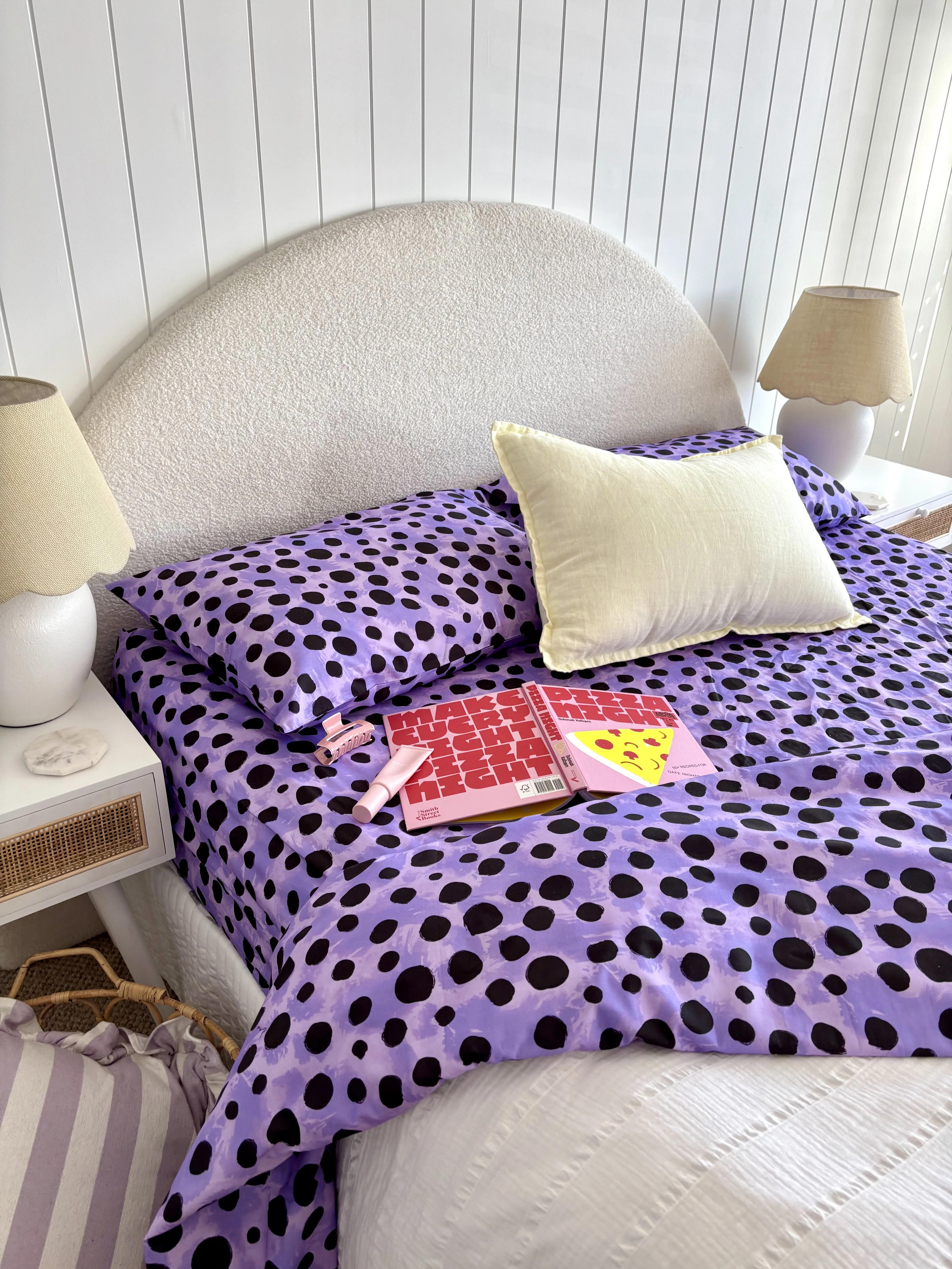 Sheet Set in Purple Cheetah by Kasey Rainbow - Image 17