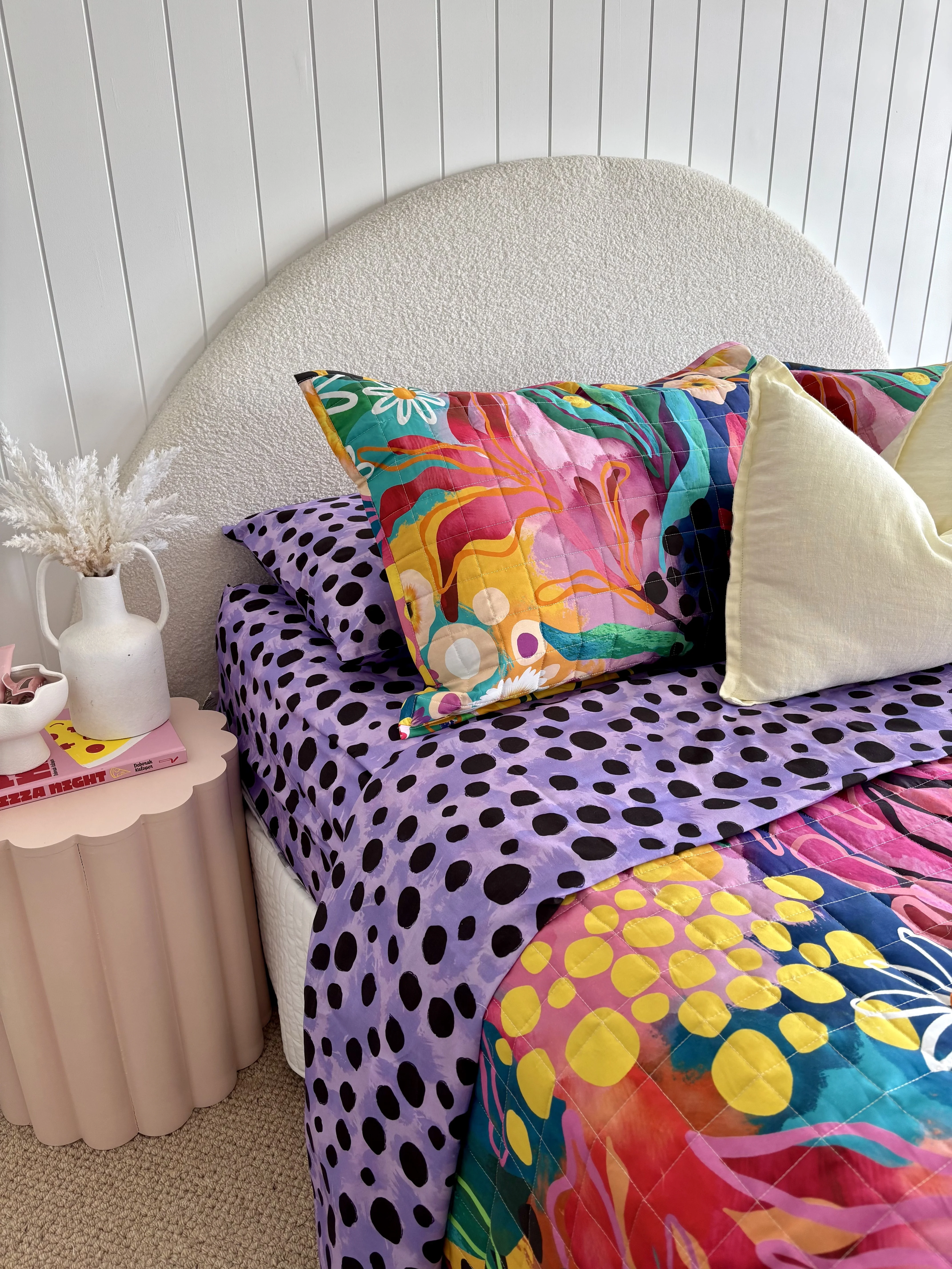 Sheet Set in Purple Cheetah by Kasey Rainbow - Image 6