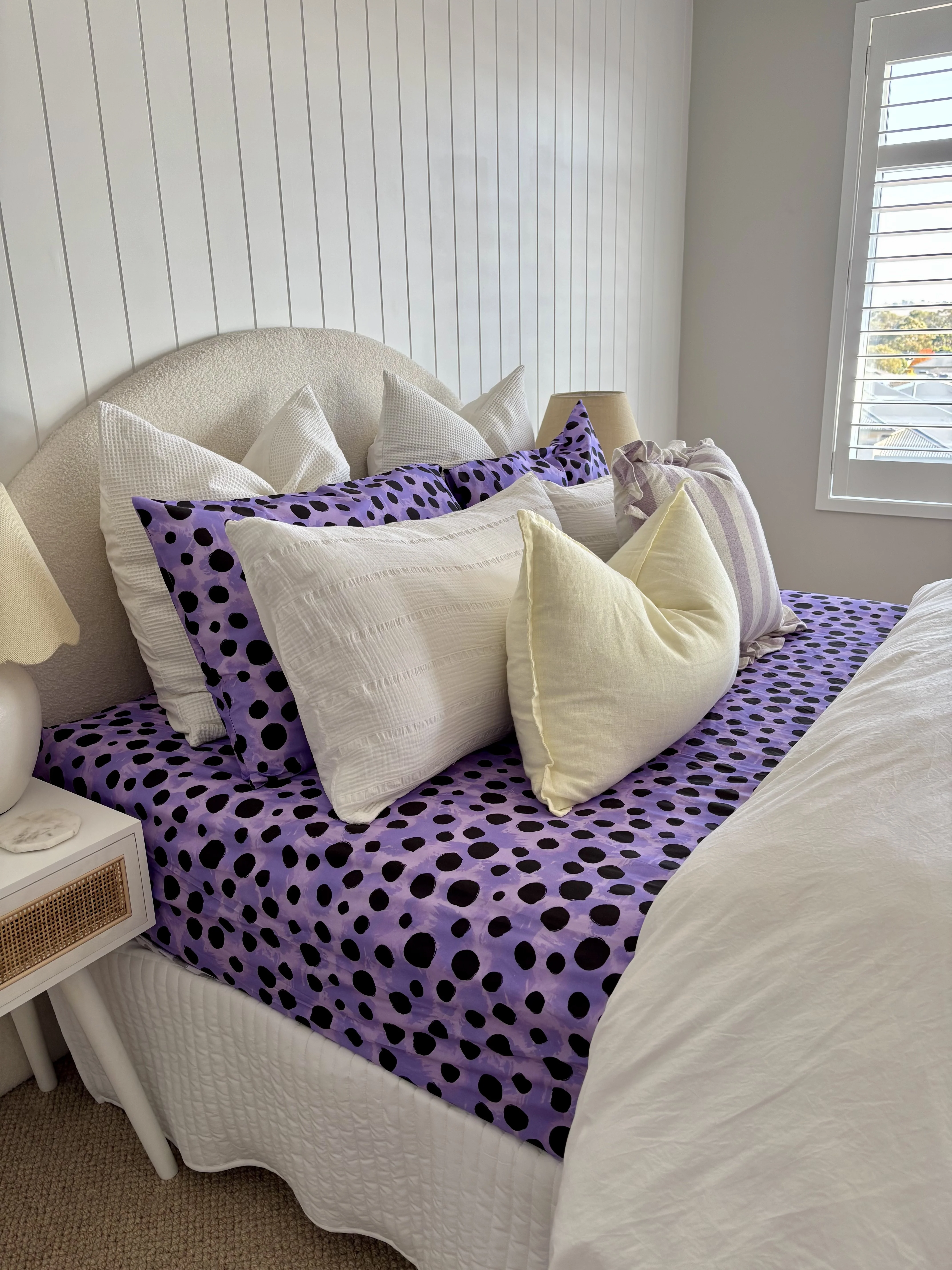 Sheet Set in Purple Cheetah by Kasey Rainbow - Image 9