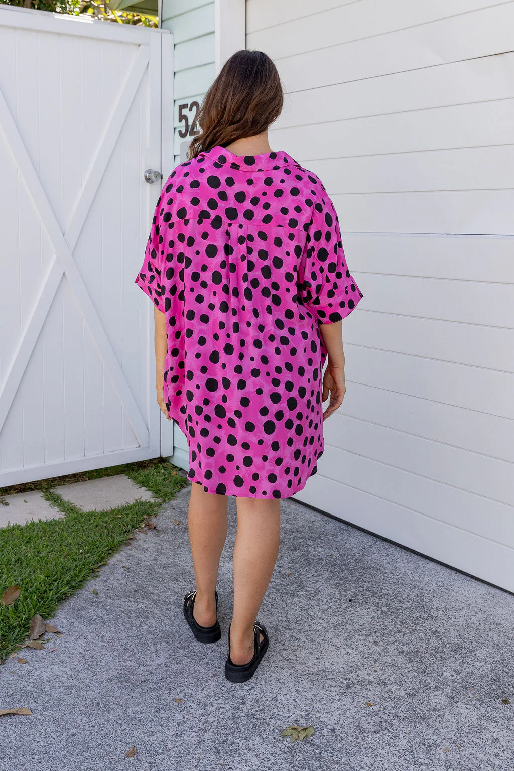 Tammin Shirt in Pink Cheetah by Kasey Rainbow - Image 11