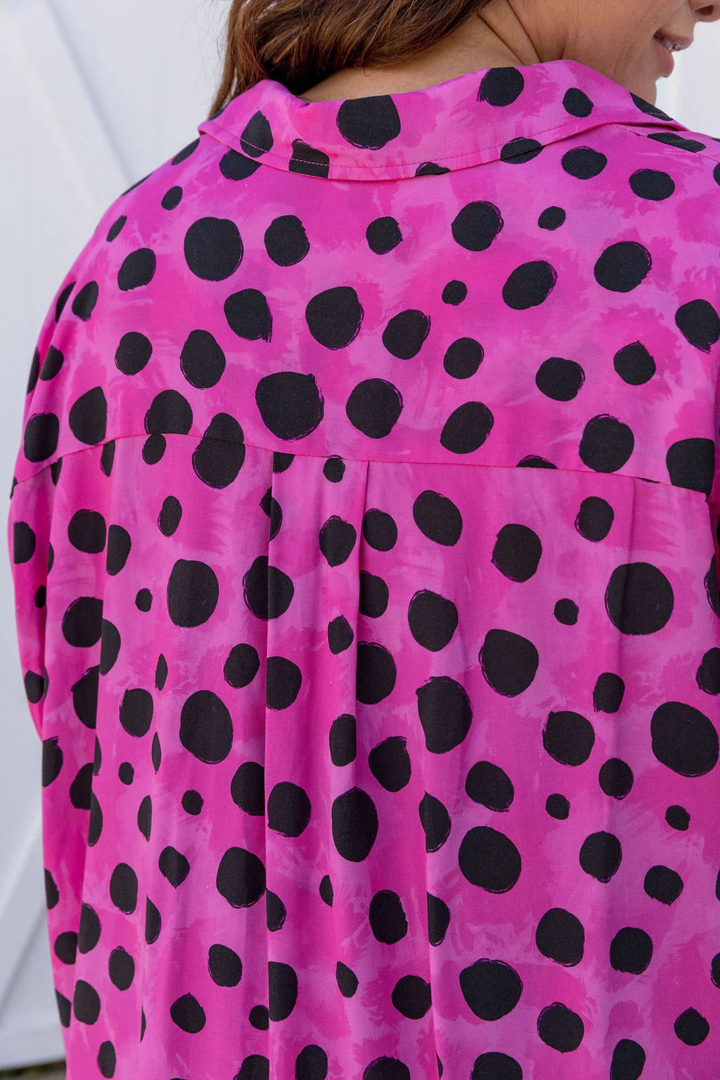 Tammin Shirt in Pink Cheetah by Kasey Rainbow - Image 7