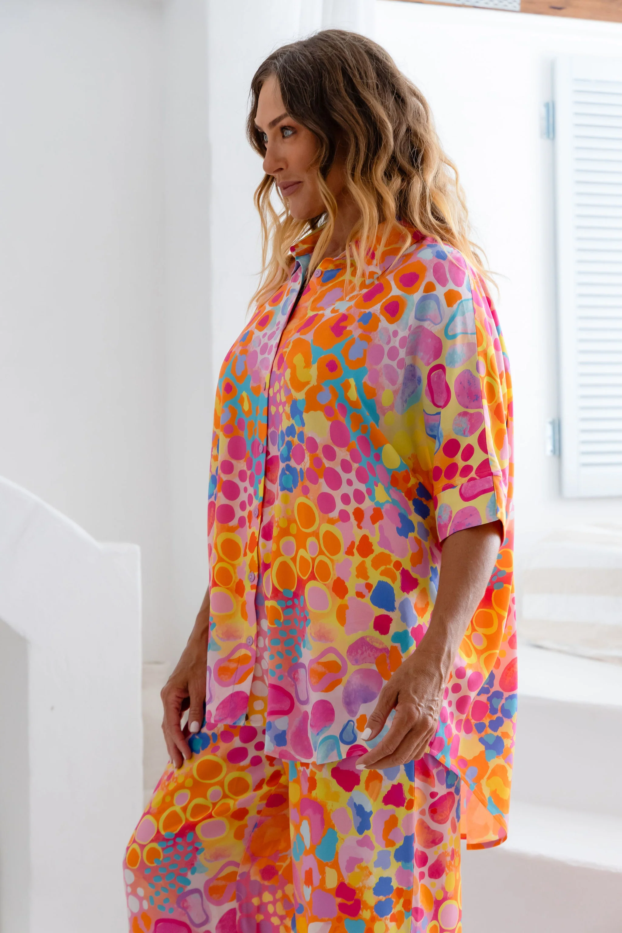 Tammin Shirt in Tequila Sunrise by Kasey Rainbow - Image 4