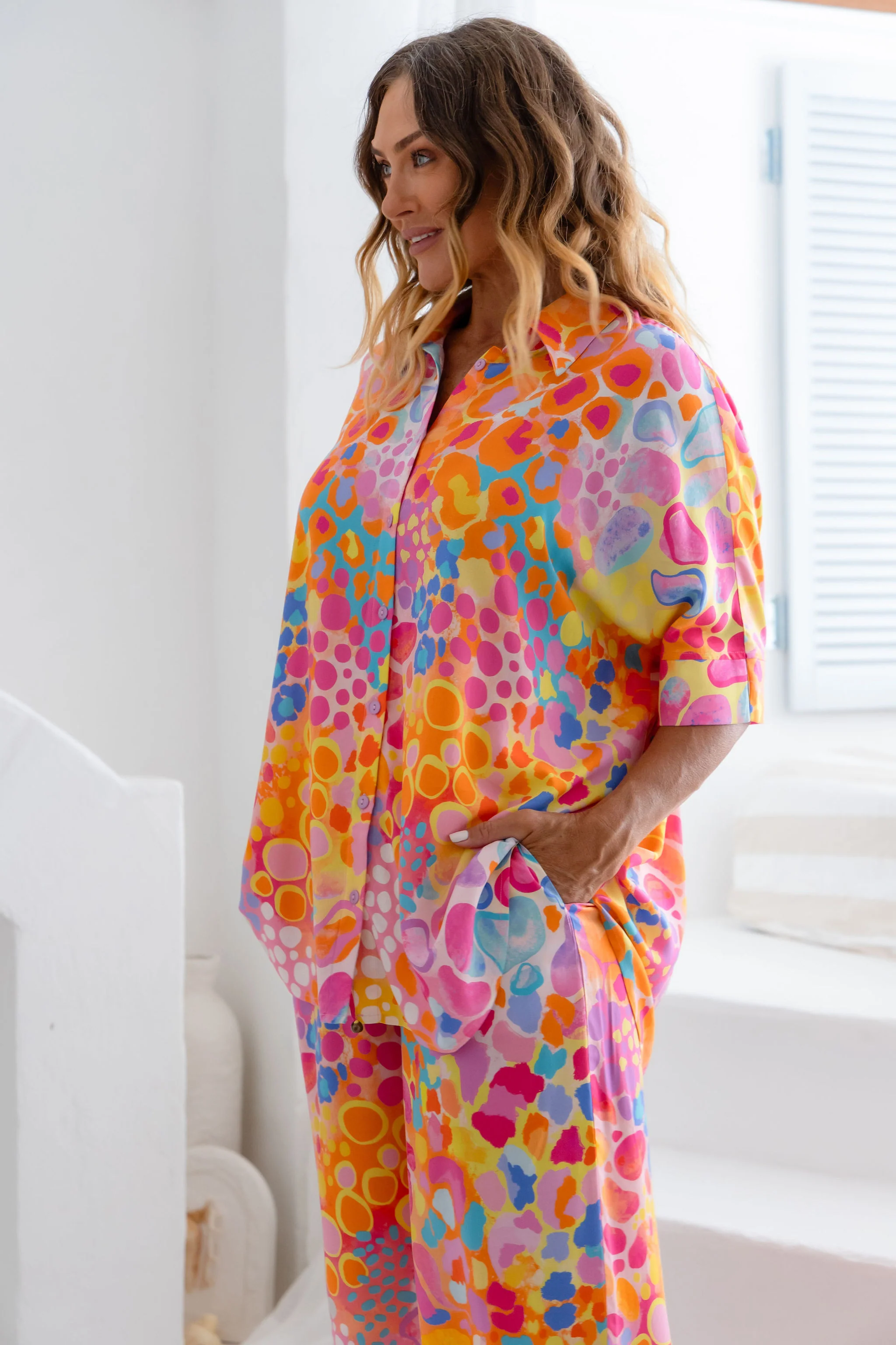 Tammin Shirt in Tequila Sunrise by Kasey Rainbow - Image 6