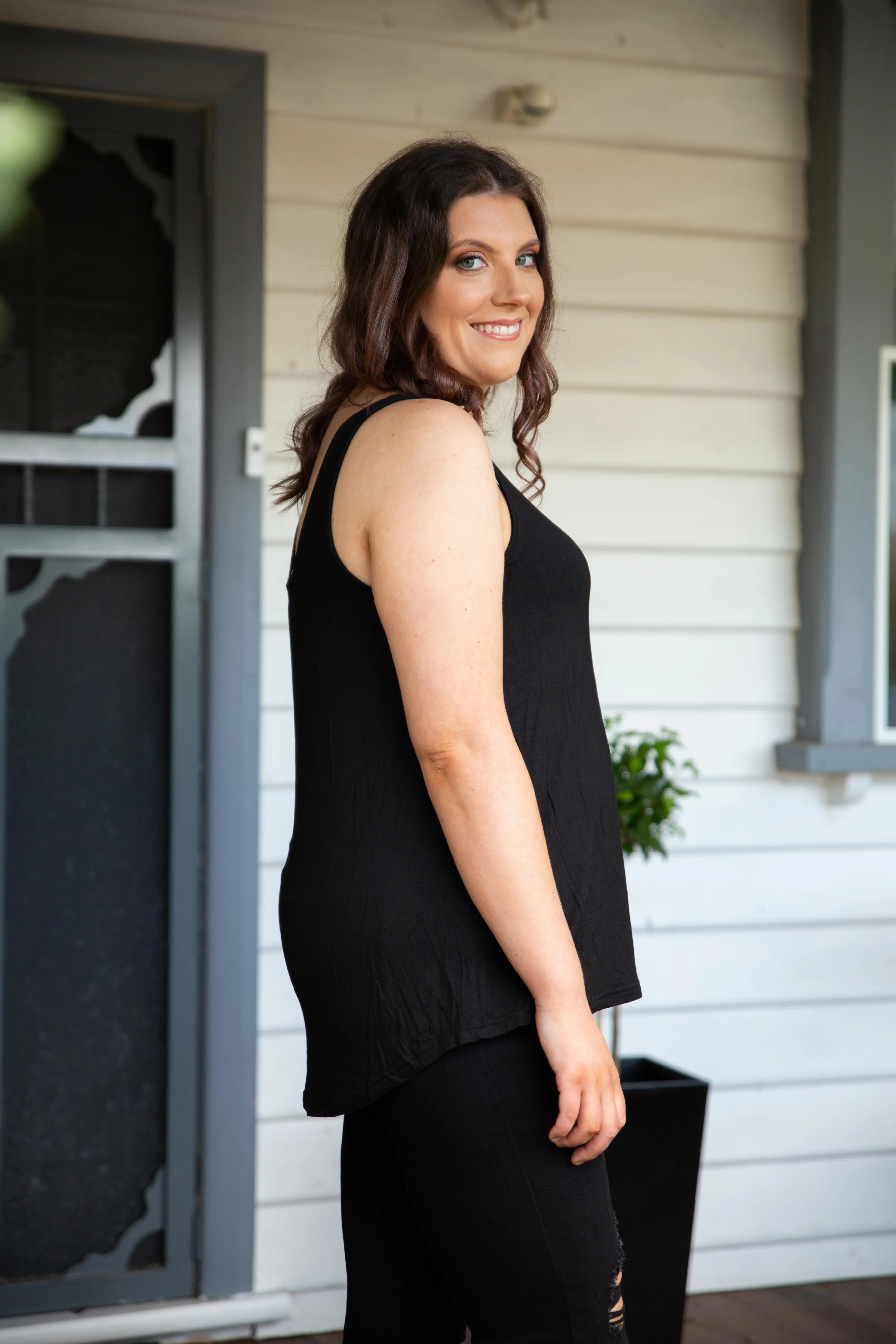 Modal Tovi Tank in Black - Image 6