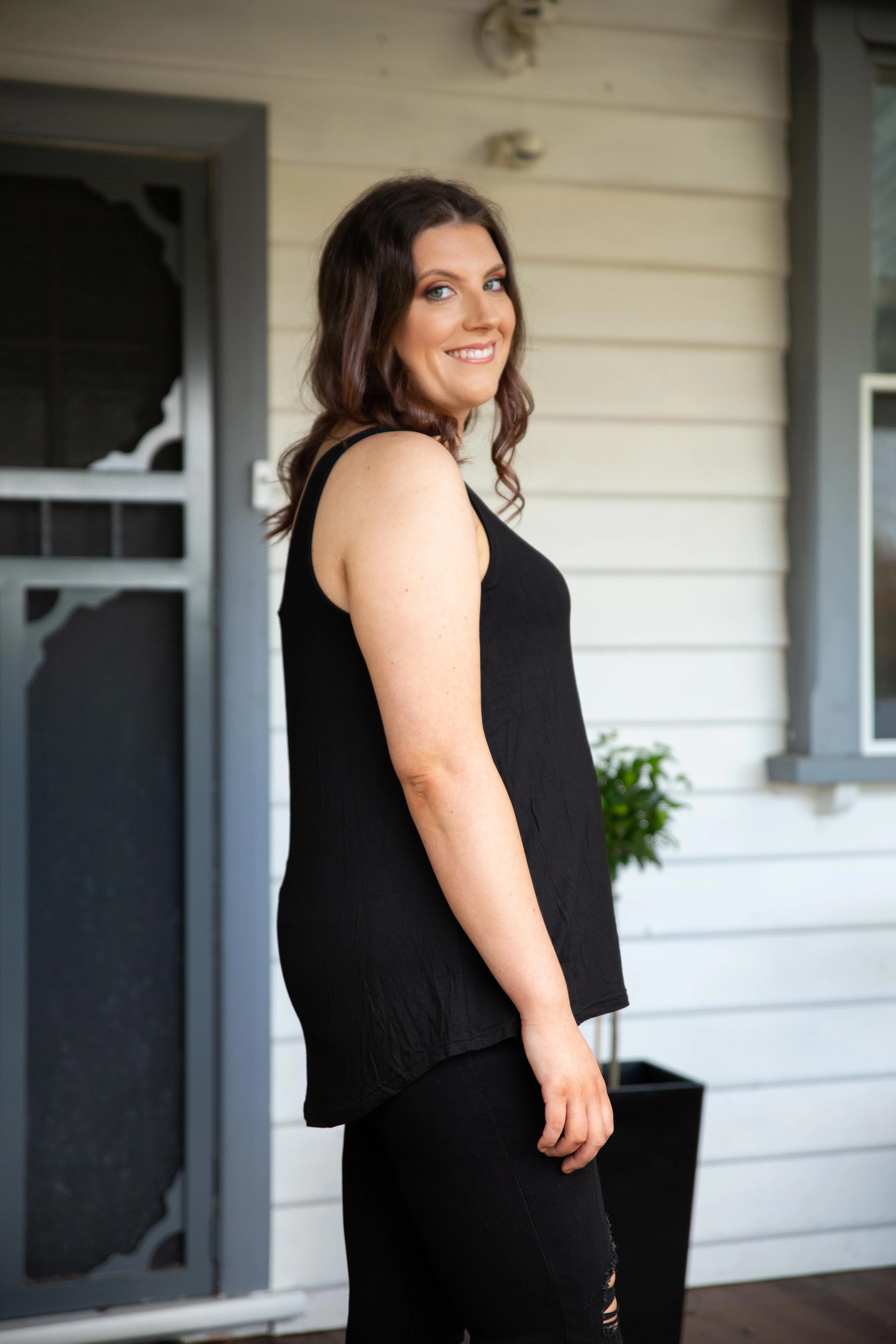 Modal Tovi Tank in Black - Image 7