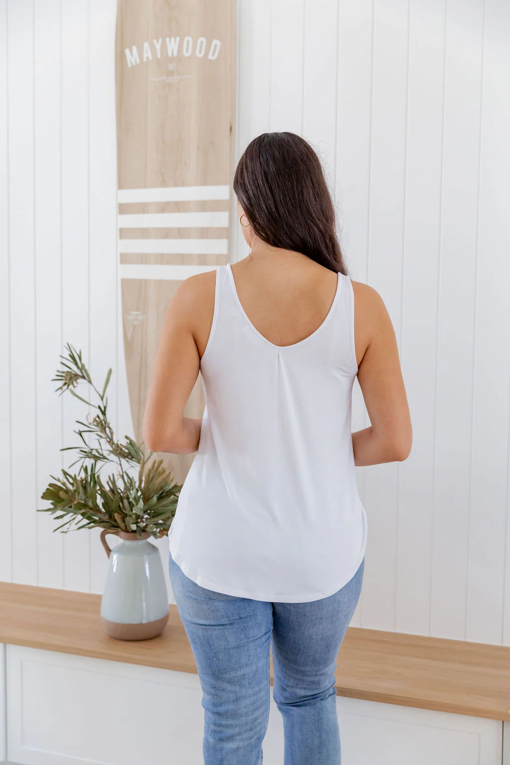 Modal Tovi Tank in White - Image 4