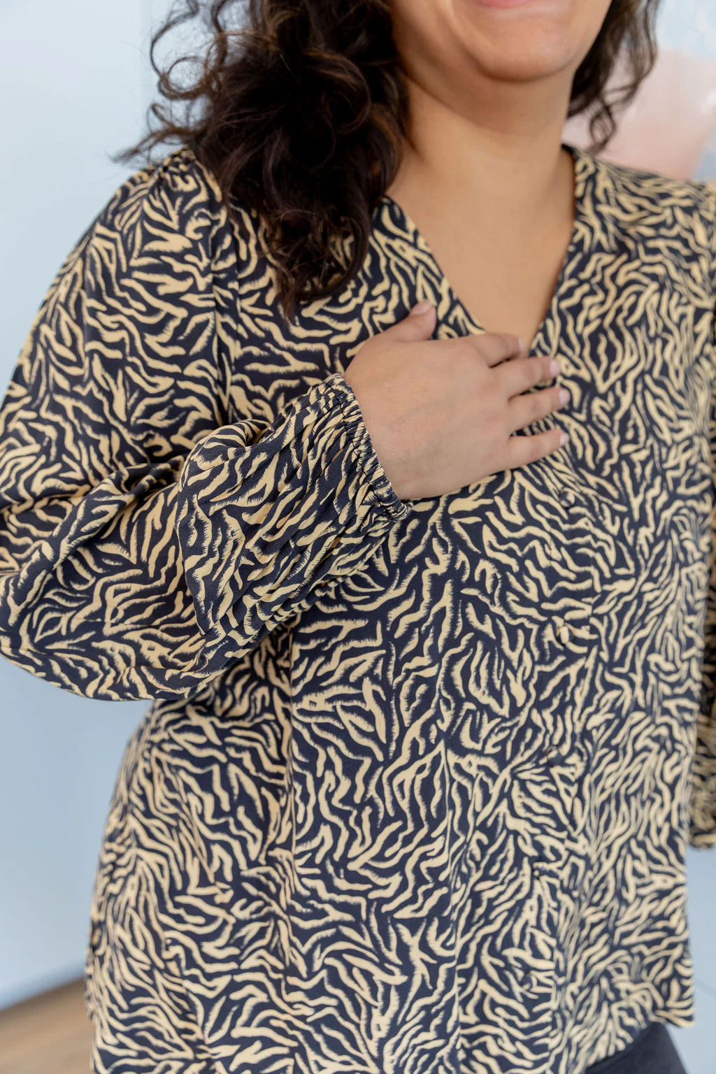 Winona Long Sleeve Blouse in Sahara Nights - Image 14